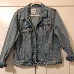 Old Navy Distressed Jean Jacket